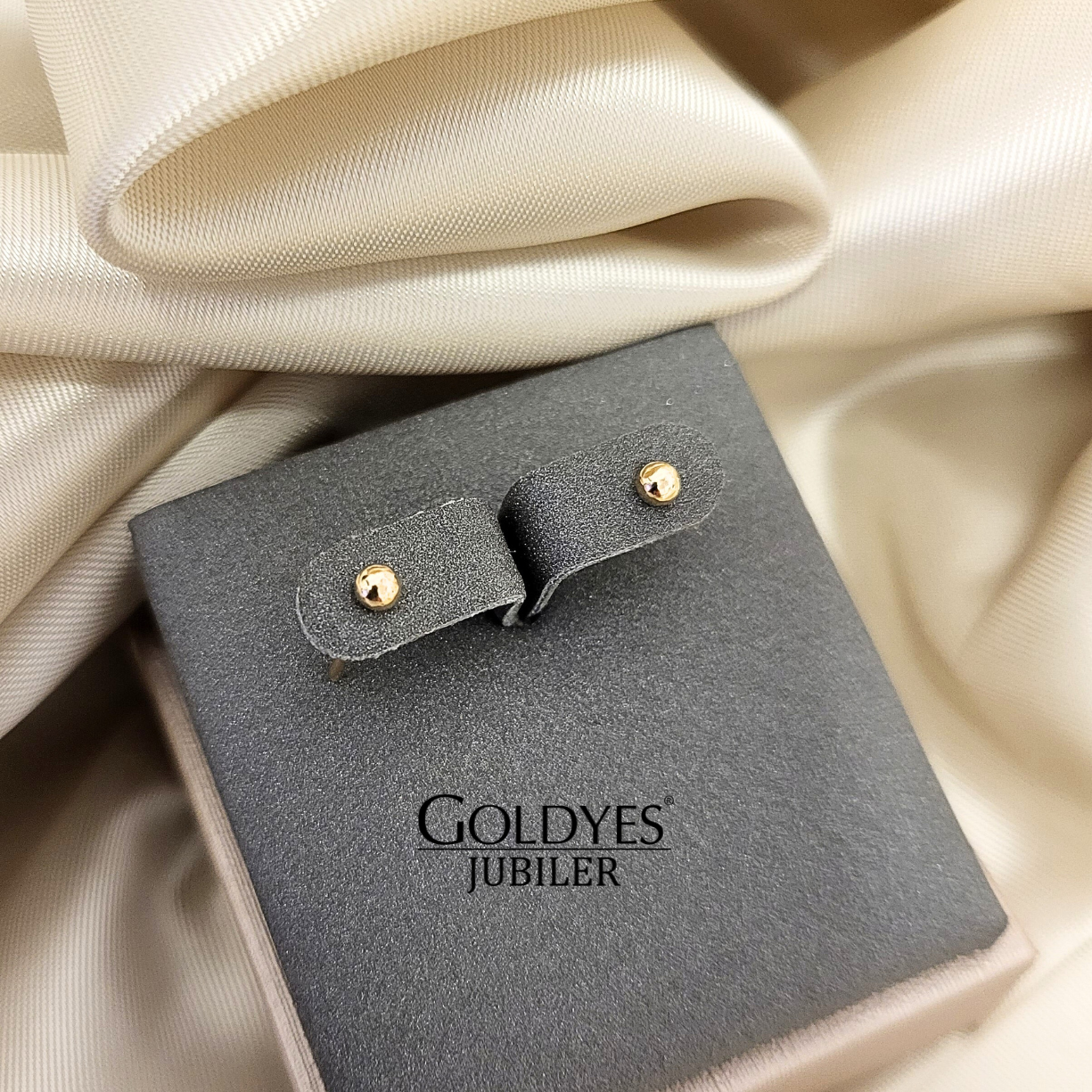 Złote kolczyki próby kilki próba złota 585 - obrazek 2