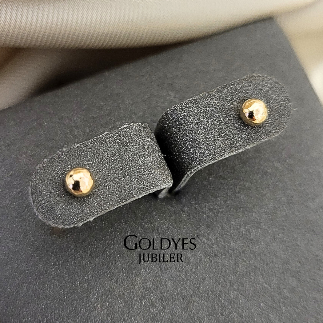 Złote kolczyki próby kilki próba złota 585