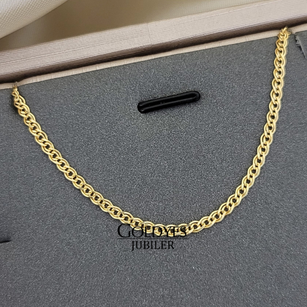 Złoty łańcuszek monalisa próby złota 585