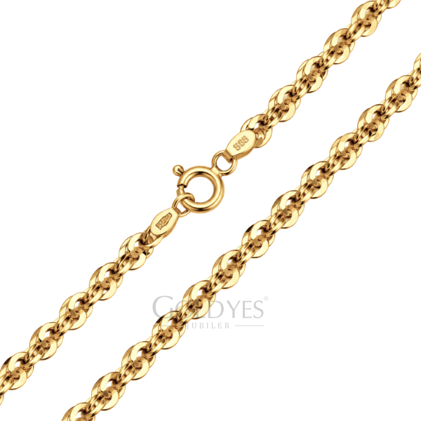 Złoty łańcuszek Korda 4 mm próba 585