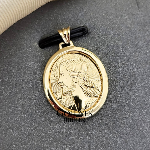 Złota zawieszka z Jezusem próby złota 585