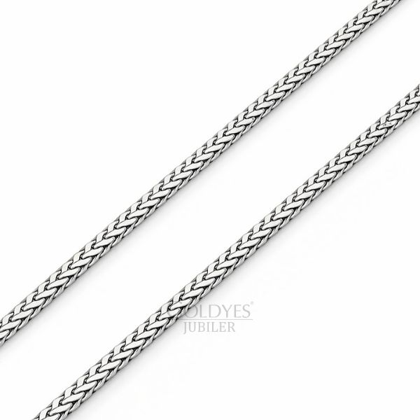 Srebrny łańcuszek lisi ogon próba srebra 925