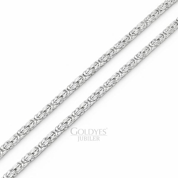 Srebrny łańcuszek królewski próba srebra 925