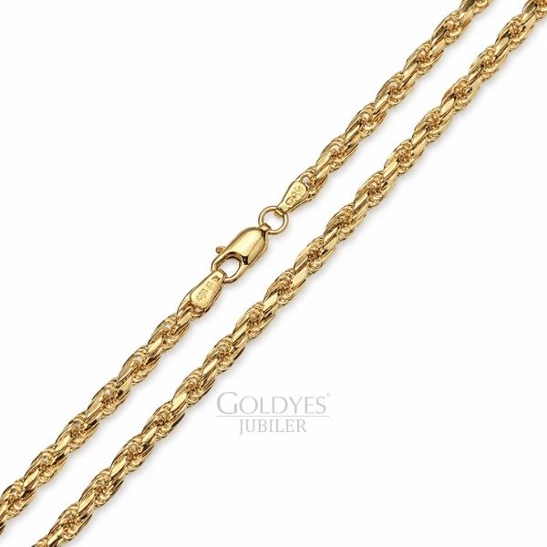 Złoty łańcuszek korda próby złota 585